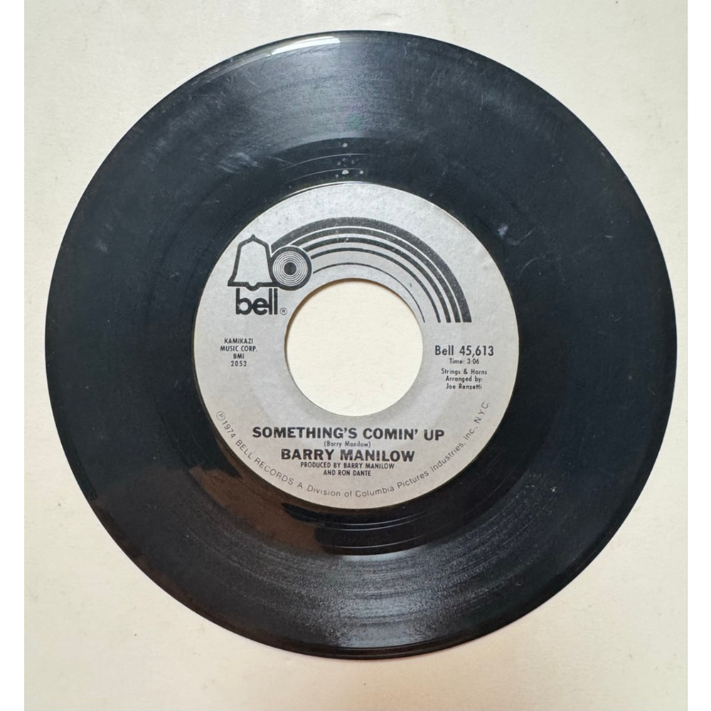 1974 Bell Records 45 RPM Barry Manilow “Mandy”